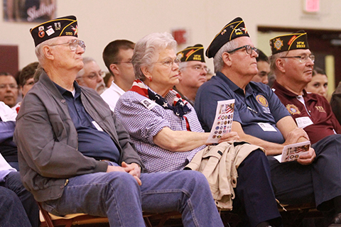 Dripping Springs High Veterans Day assembly