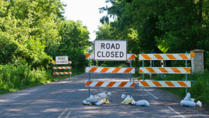 Single-lane closure on Yarrington Road