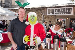 Grinch spotted at Christmas on Mercer