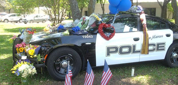 Three San Marcos Police officers shot, one fatally