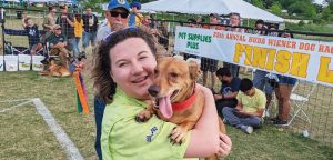 Dachshunds hit the track: Buda Wiener Dog Race crowns champ