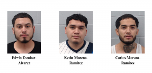 Kyle Police Department arrests three in connection to car burglaries following pursuit