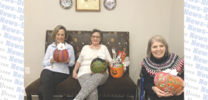 Alexis Pointe holds pumpkin painting contest