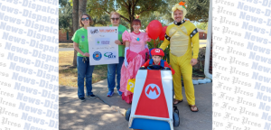 Child receives custom costume