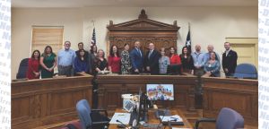 Hays County Commissioners Court approve land donation, honors those leaving