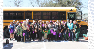 Kyle older adults join Mardi Gras Bus Crawl